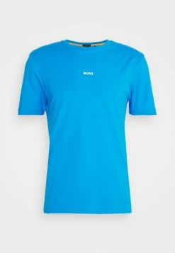 BOSS TCHUP - Basic T-shirt - Bright Blue -BOSS Sales Store f2e6777a2d9b43a78aff62753419ef0e