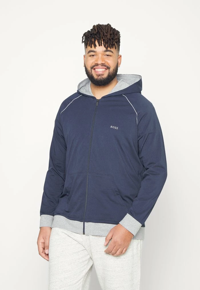 BOSS MIX MATCH JACKET - Zip-up Sweatshirt - Dark Blue 3 BOSS MIX MATCH JACKET - Zip-up Sweatshirt - Dark Blue