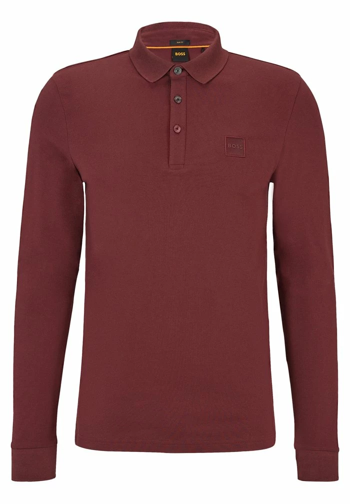 BOSS PASSERBY - Polo Shirt - Dark Red 5 BOSS PASSERBY - Polo Shirt - Dark Red - Image 3