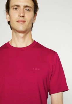 BOSS THOMPSON - Basic T-shirt - Pink Thirteen -BOSS Sales Store f457cc5bfae14215a3e51af72c22282d