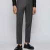 BOSS H LENON - Suit Trousers - Dark Grey