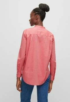 BOSS BEFELIZE - Button-down Blouse - Red Twelve -BOSS Sales Store f6fd8a2ba34e42f292db4526a6586b58