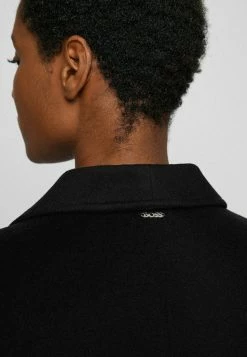 BOSS CINESI - Classic Coat - Black -BOSS Sales Store f7630981ffcc48b4bbfb35cfce28151f