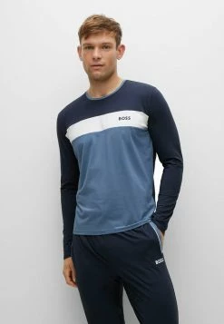 BOSS BALANCE - Pyjama Top - Dark Blue Three