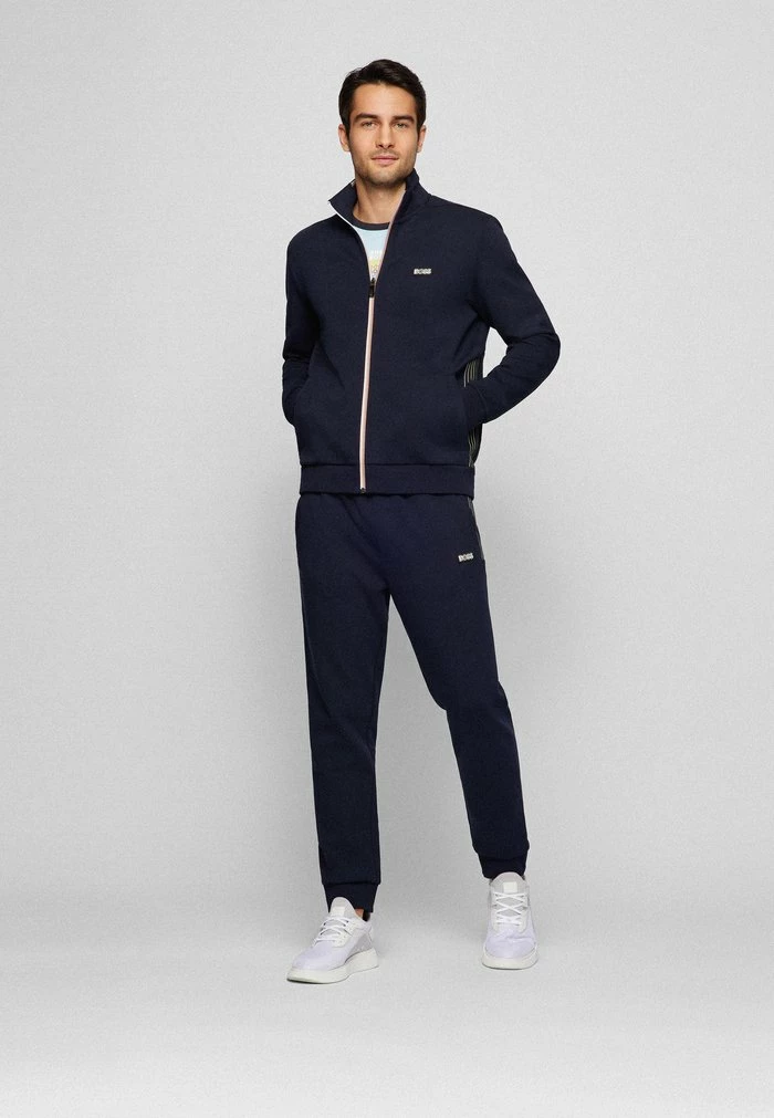 BOSS SKAZ - Zip-up Sweatshirt - Dark Blue 4 BOSS SKAZ - Zip-up Sweatshirt - Dark Blue - Image 2