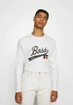 BOSS X RUSSELL ATHLETIC - Long Sleeved Top - Open White