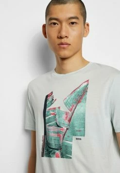 BOSS TEECOLLAGE - Print T-shirt - Light Green Seven -BOSS Sales Store f9bd5286bd3e4174b2f6da181680cf22