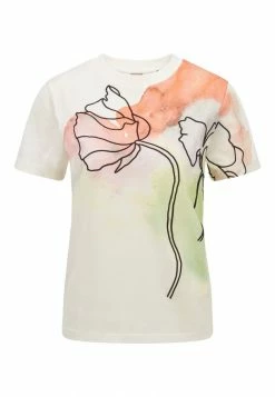 BOSS EHANNI - Print T-shirt - White -BOSS Sales Store fa0f2839a26b4ed388f7829c908ae476