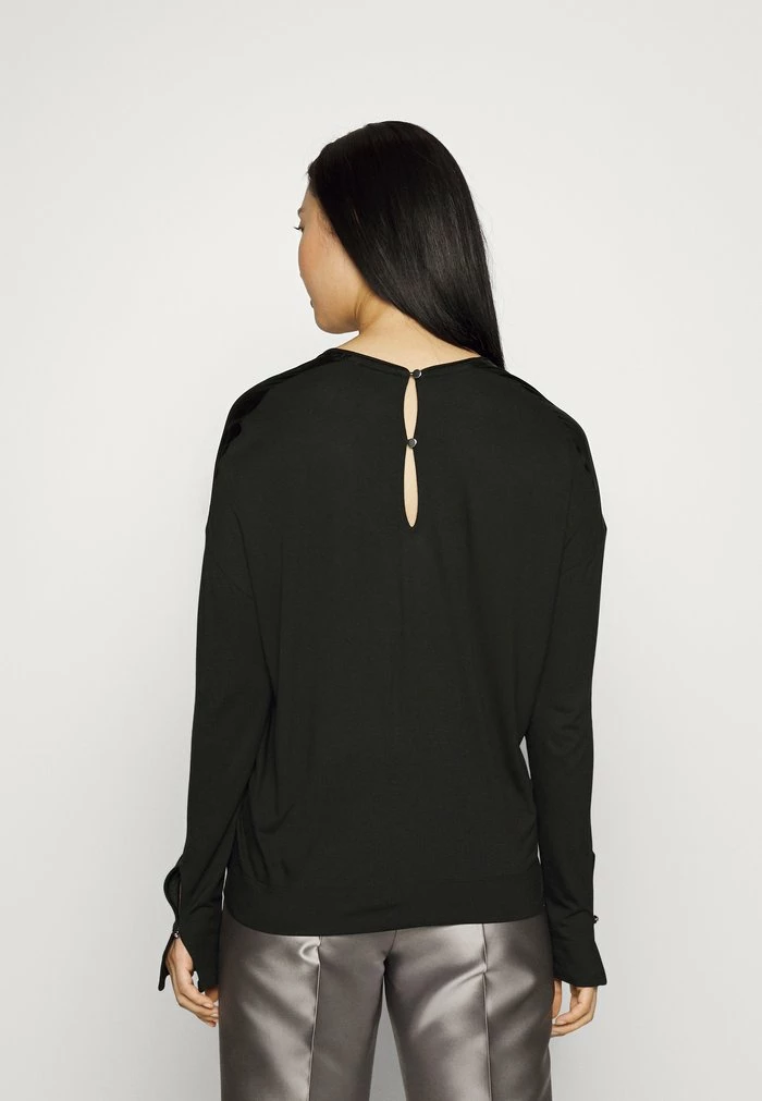 BOSS EMATHEA - Long Sleeved Top - Black 5 BOSS EMATHEA - Long Sleeved Top - Black - Image 3