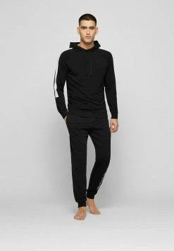 BOSS FASHION - Hoodie - Black One -BOSS Sales Store fda59fb31f6a4306ada77b7764275636