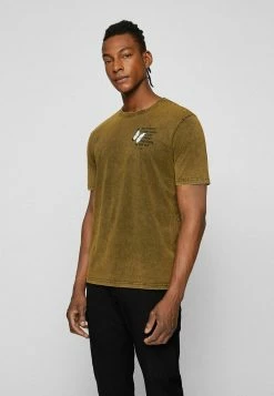 BOSS TEACID - Print T-shirt - Open Beige Eight -BOSS Sales Store fddd2109075c4d81b91bbe48425e20fa