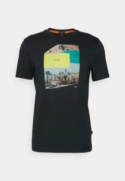 BOSS COLLAGE - Print T-shirt - Dark Blue -BOSS Sales Store fe3aaba42c434f5f8354cdc6b4a099f6