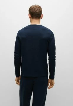 BOSS WAFFLE - Pyjama Top - Dark Blue -BOSS Sales Store fee5ce886efc42d09a2777d715fcf8ef