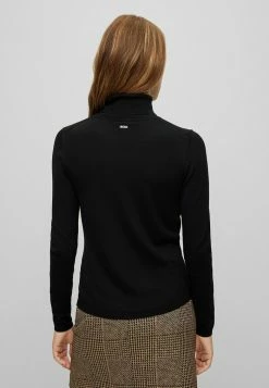 BOSS FAMAURIAN - Jumper - Black One -BOSS Sales Store ff2f90cf85fc4f21b1092eb1422a5bb7