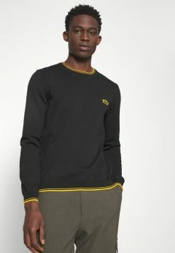 BOSS RITOM - Jumper - Black -BOSS Sales Store ff92663314e944ec883a343dc36aa6d8